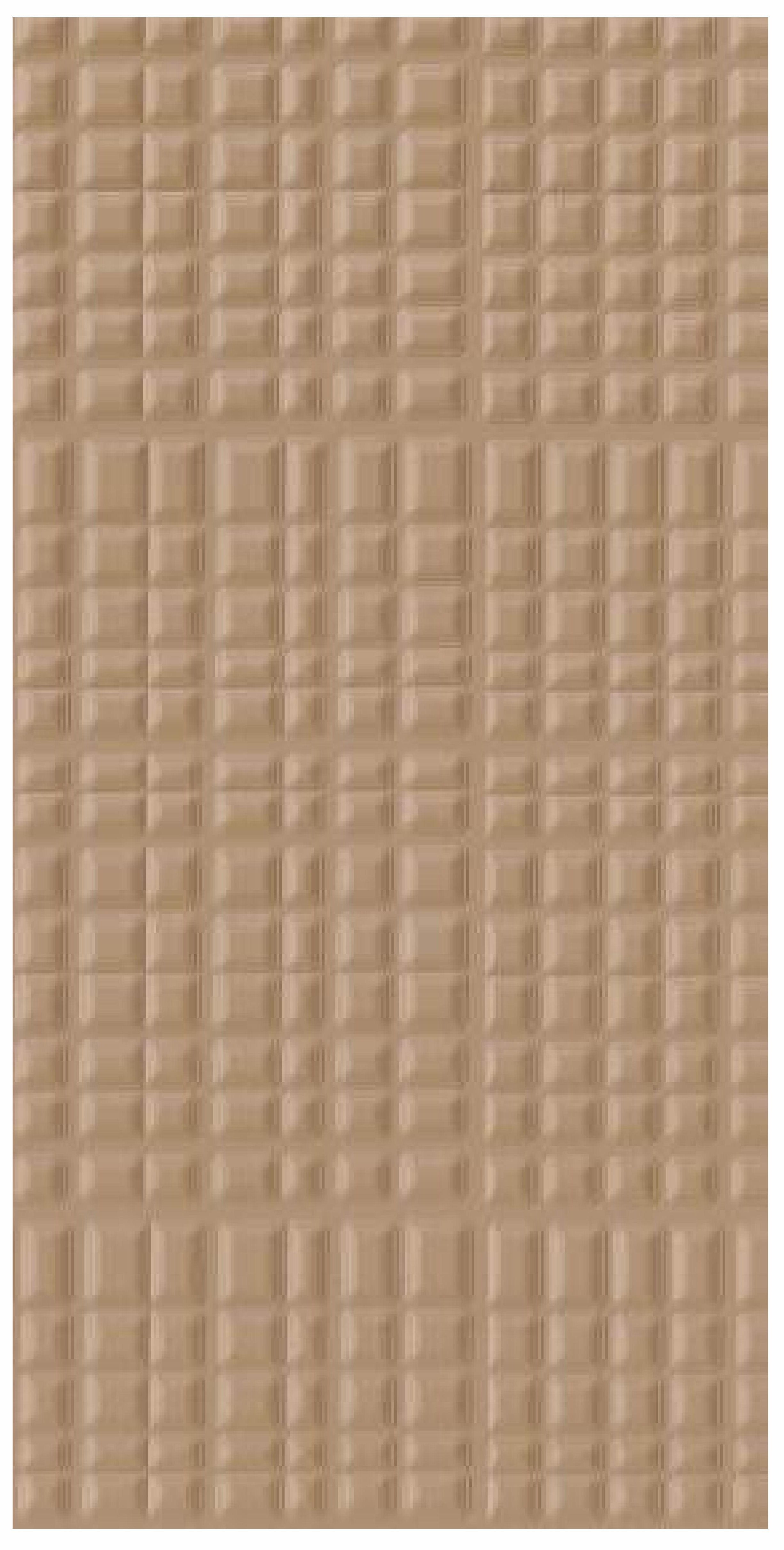 Beige laminate with textured, embossed geometric pattern and subtle grid design.