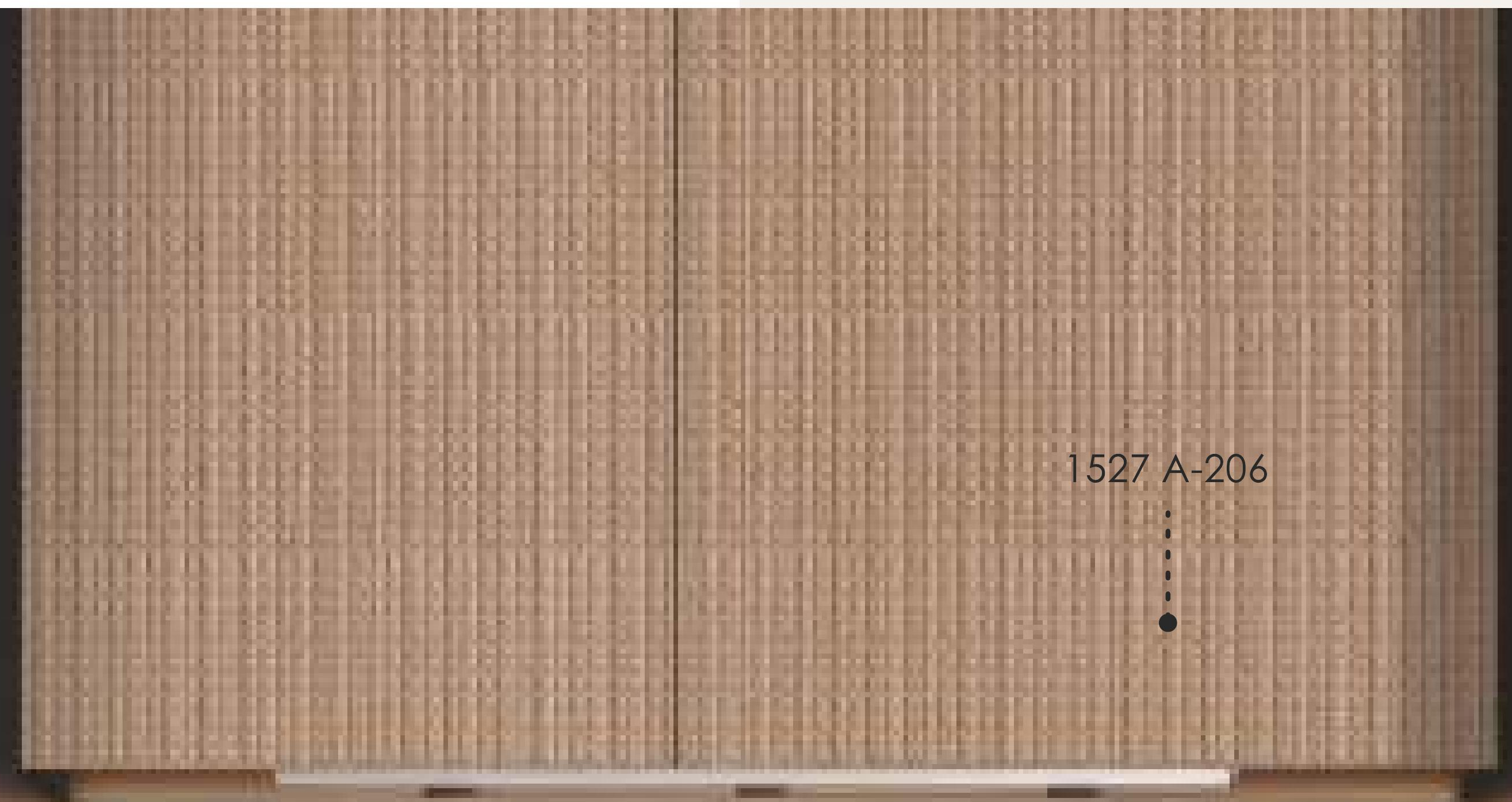 Beige matte laminate with vertical cane pattern and subtle texture.