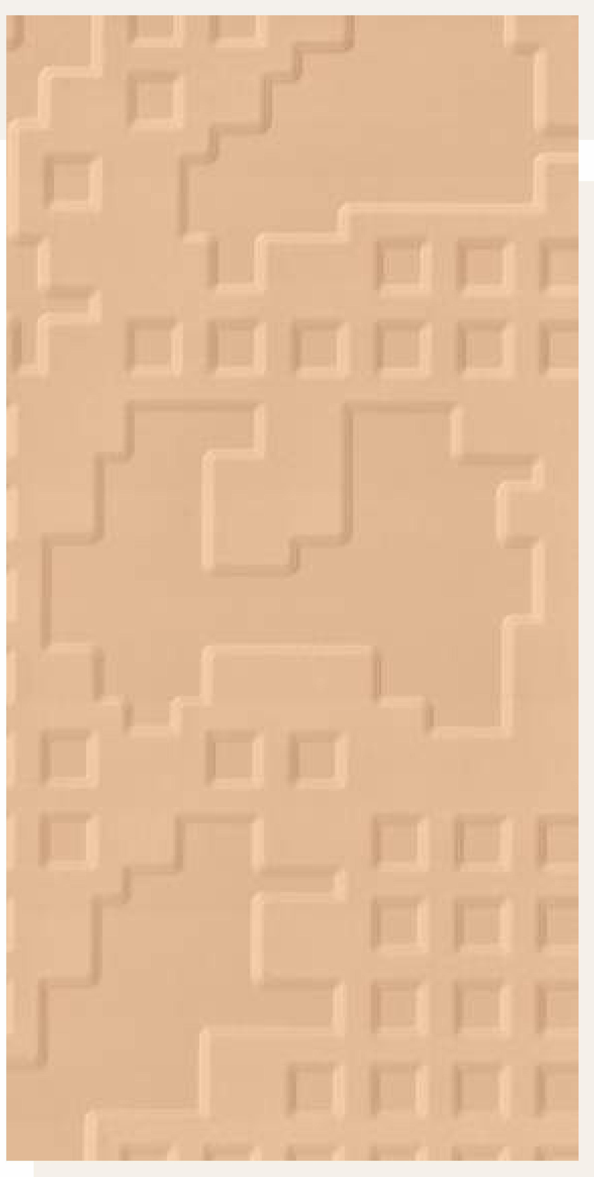 Beige laminate with embossed geometric pattern and textured finish.