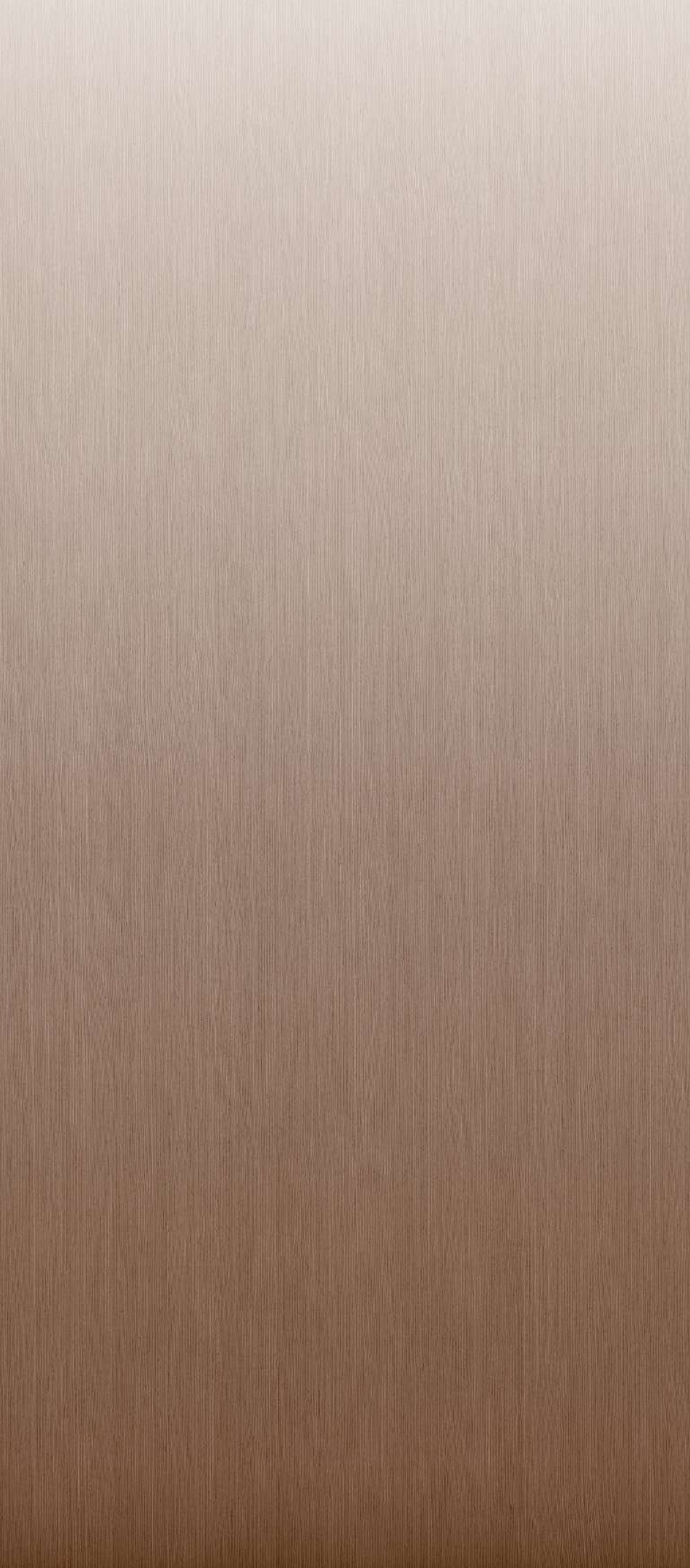 Gradient laminate with a brushed rose-gold metallic sheen fading from light to deep copper.