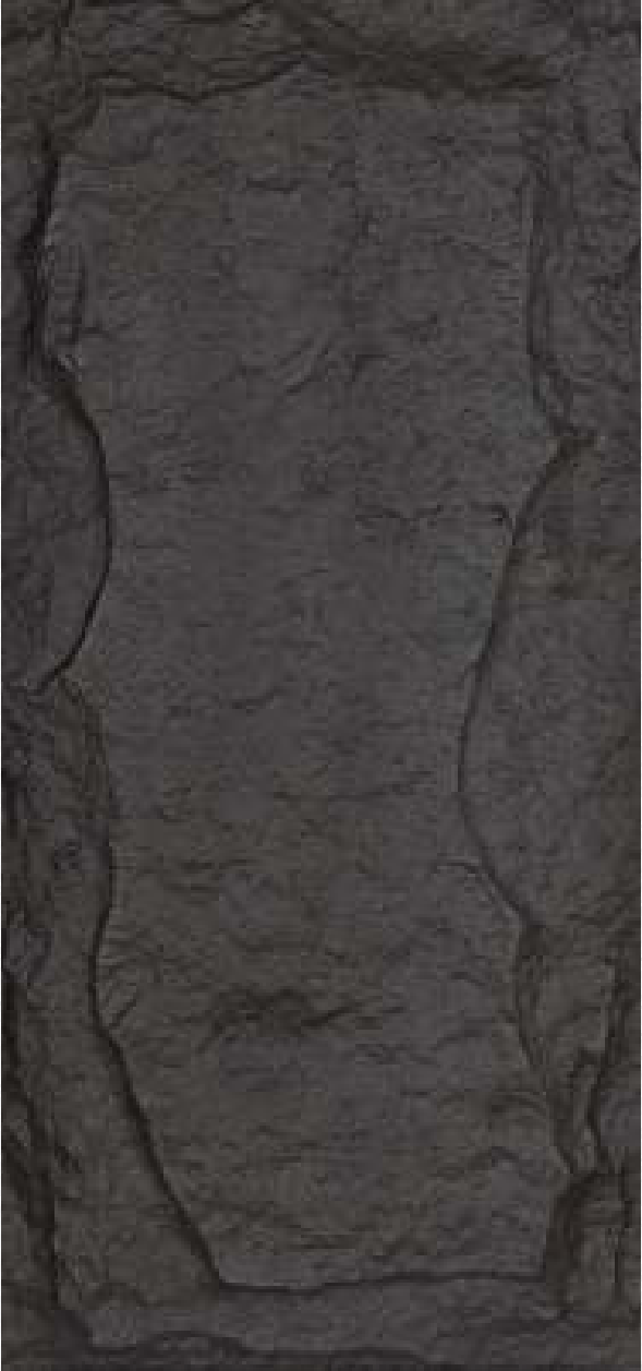 Superstone Mega Stone Charcoal Black PU stone panel