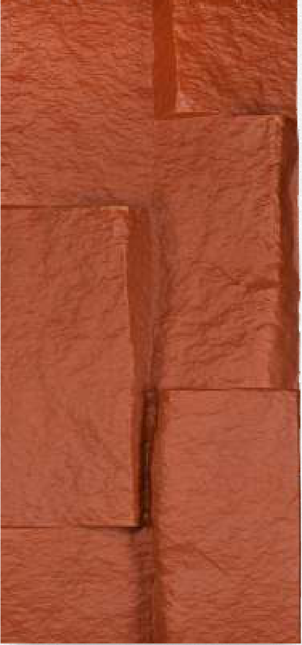 Superstone Greek Stone Pumpkin Orange PU stone panel