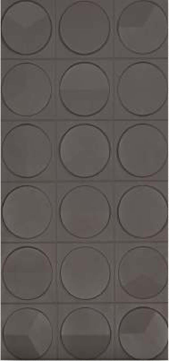 Superstone Opera Rounds Ash Grey PU stone panel