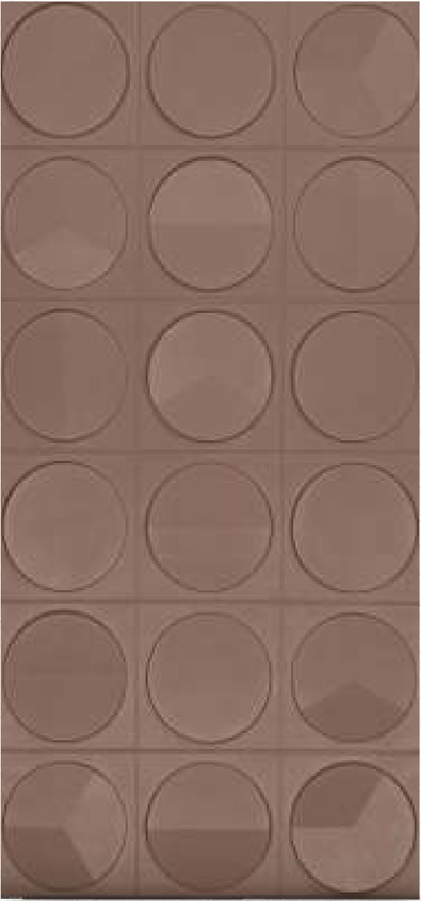 Superstone Opera Rounds Beige PU stone panel