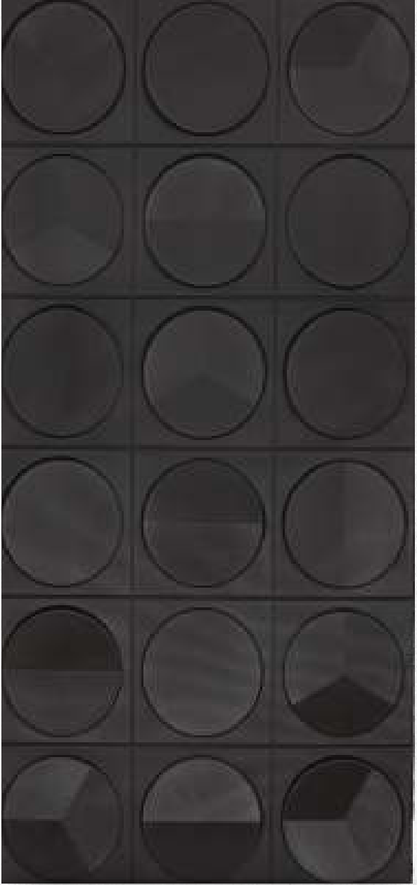 Superstone Opera Rounds Cement Grey PU stone panel