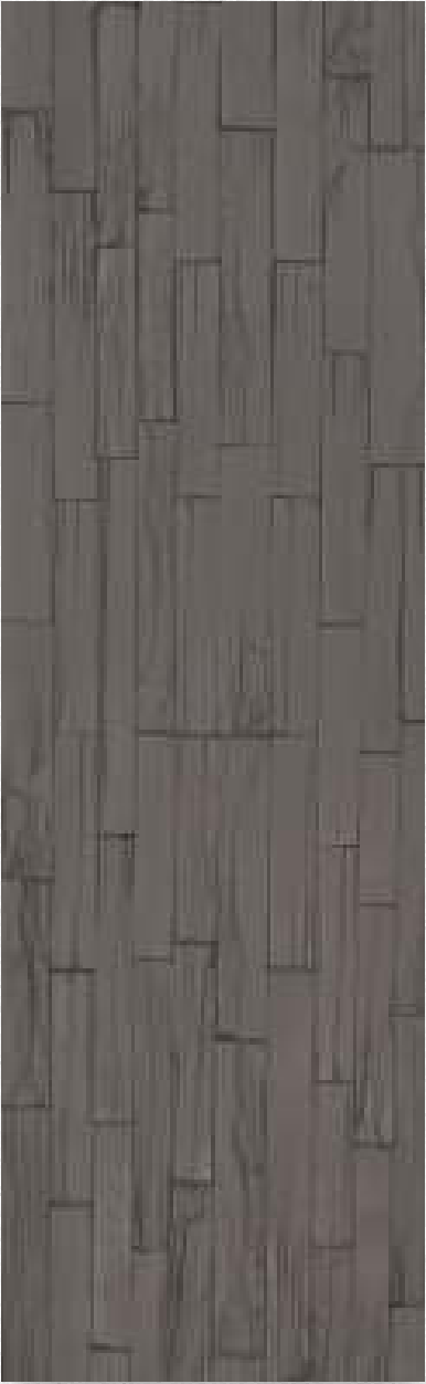 Superstone Mosaic Strips Ash Grey PU stone panel