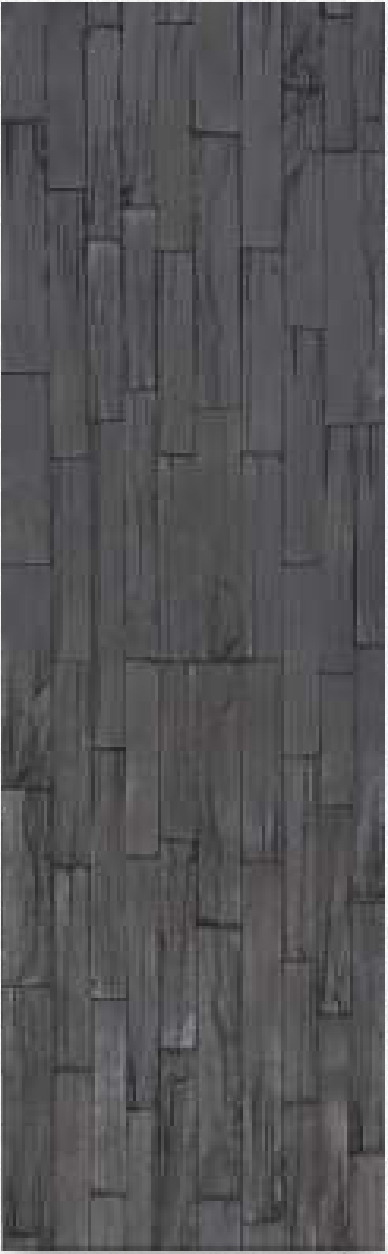 Superstone Mosaic Strips Cement Grey PU stone panel
