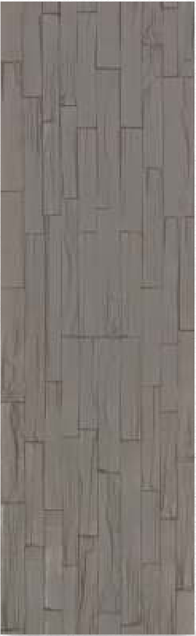 Superstone Mosaic Strips Charcoal Black PU stone panel
