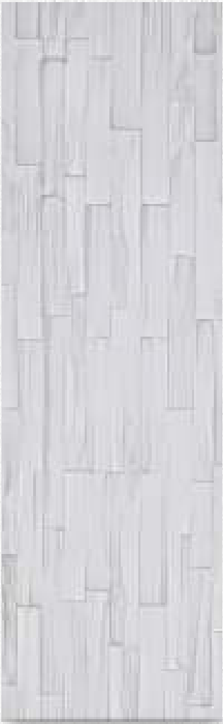 Superstone Mosaic Strips Ice White PU stone panel