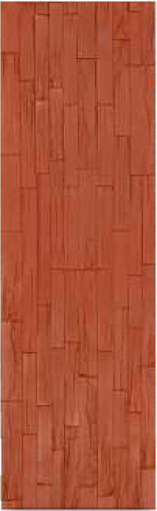 Superstone Mosaic Strips Pumpkin Orange PU stone panel