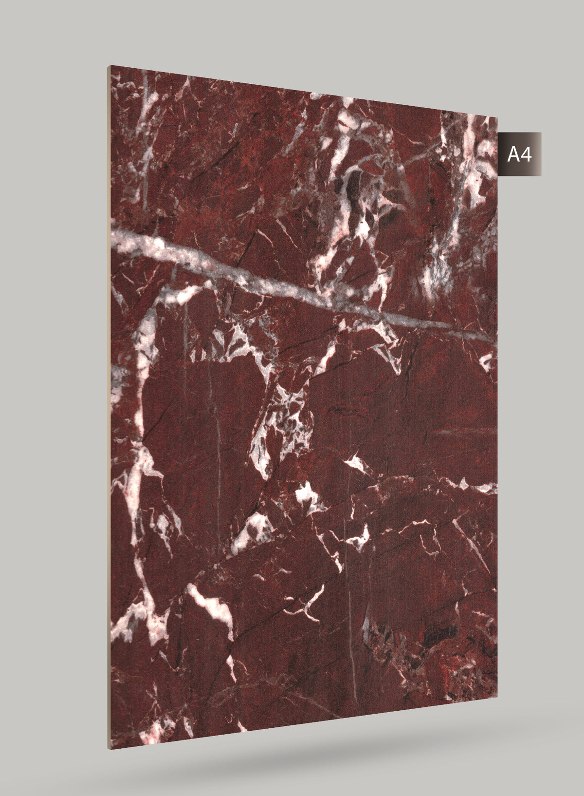 Decorative Red Marble & Stone High Gloss Laminate