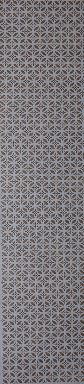 Meridian Punchline Wonder M64/W193 carved wall panel, an interlocking petal medallion