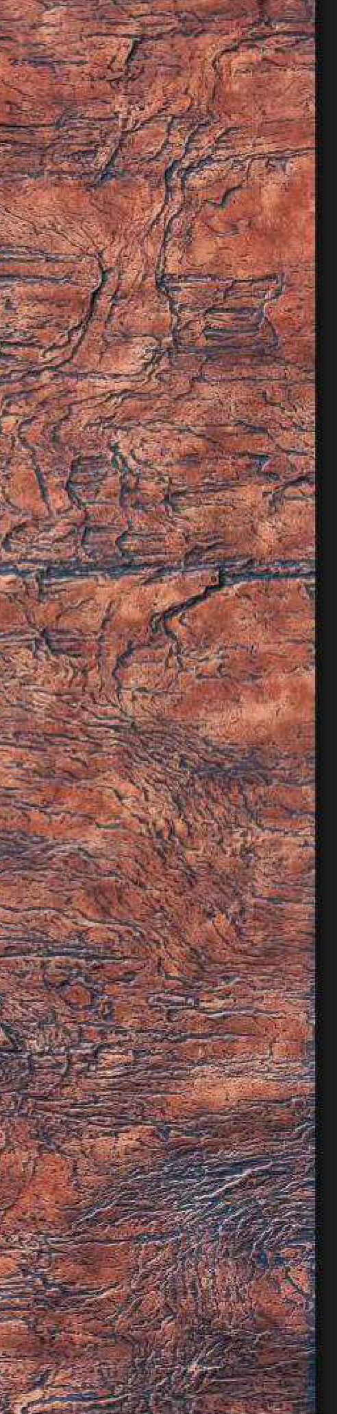 Meridian Quantum Rose Copper Marble metal-effect laminate, marbled rose copper surface