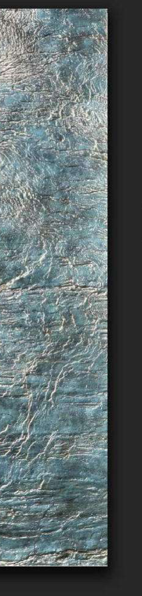 Meridian Quantum Verdigris Teal metal-effect laminate, oxidised verdigris surface