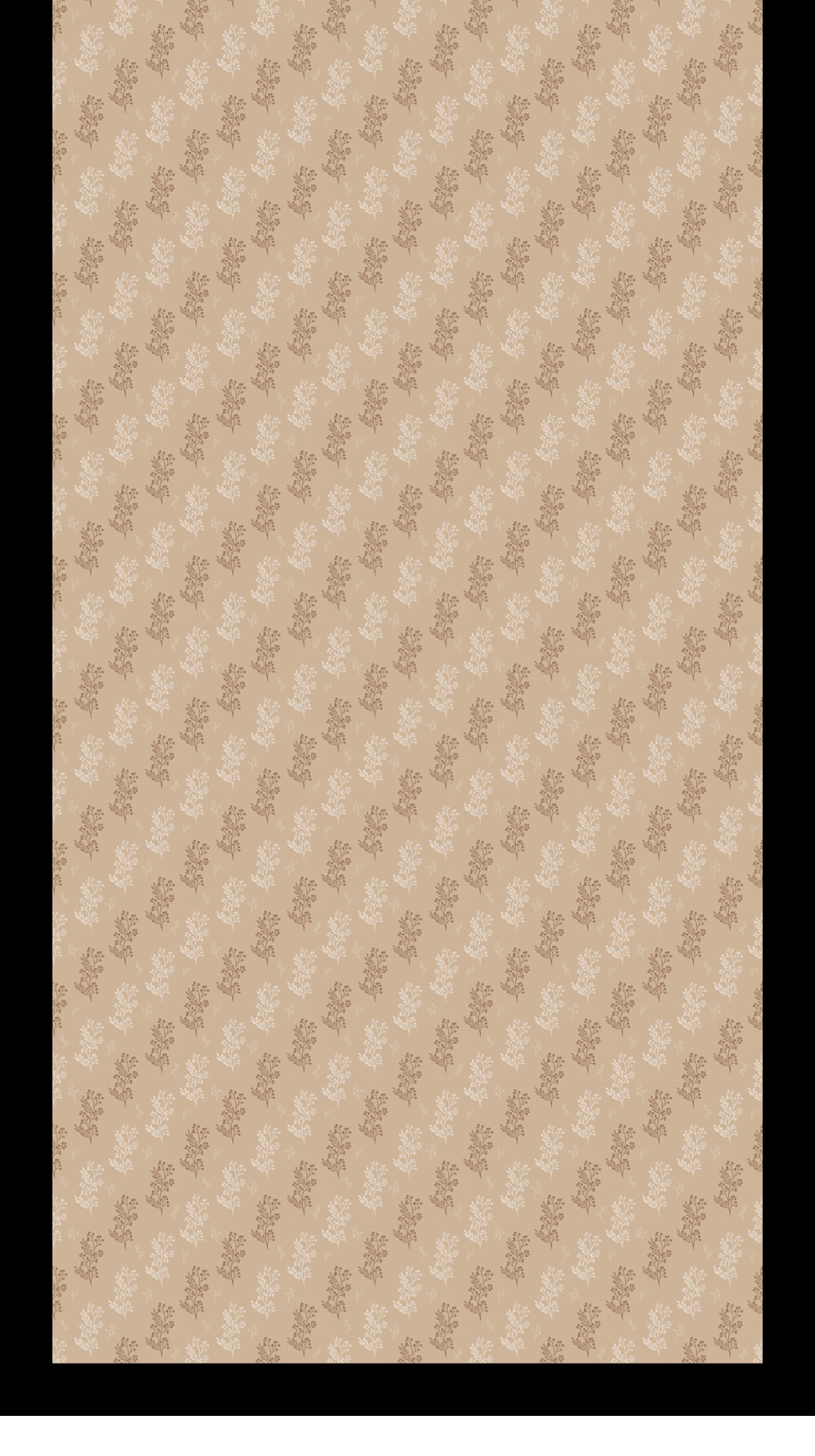 Revo Sprig Fabric digital laminate, a beige fabric-look surface scattered with a delicate floral sprig print