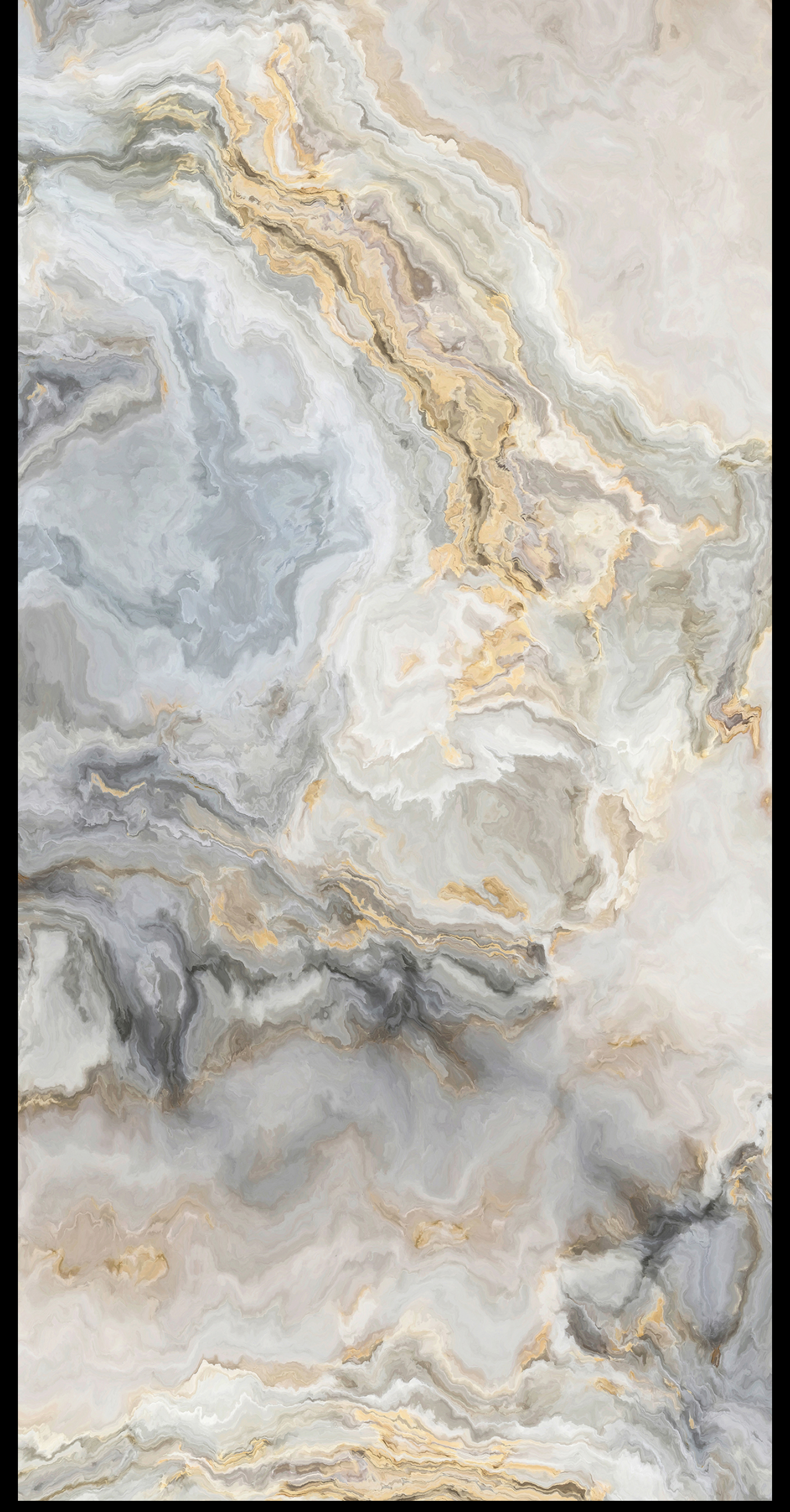 Revo Grey Gold Smooth digital laminate, a grey-and-gold marble pattern in a smooth low-sheen finish