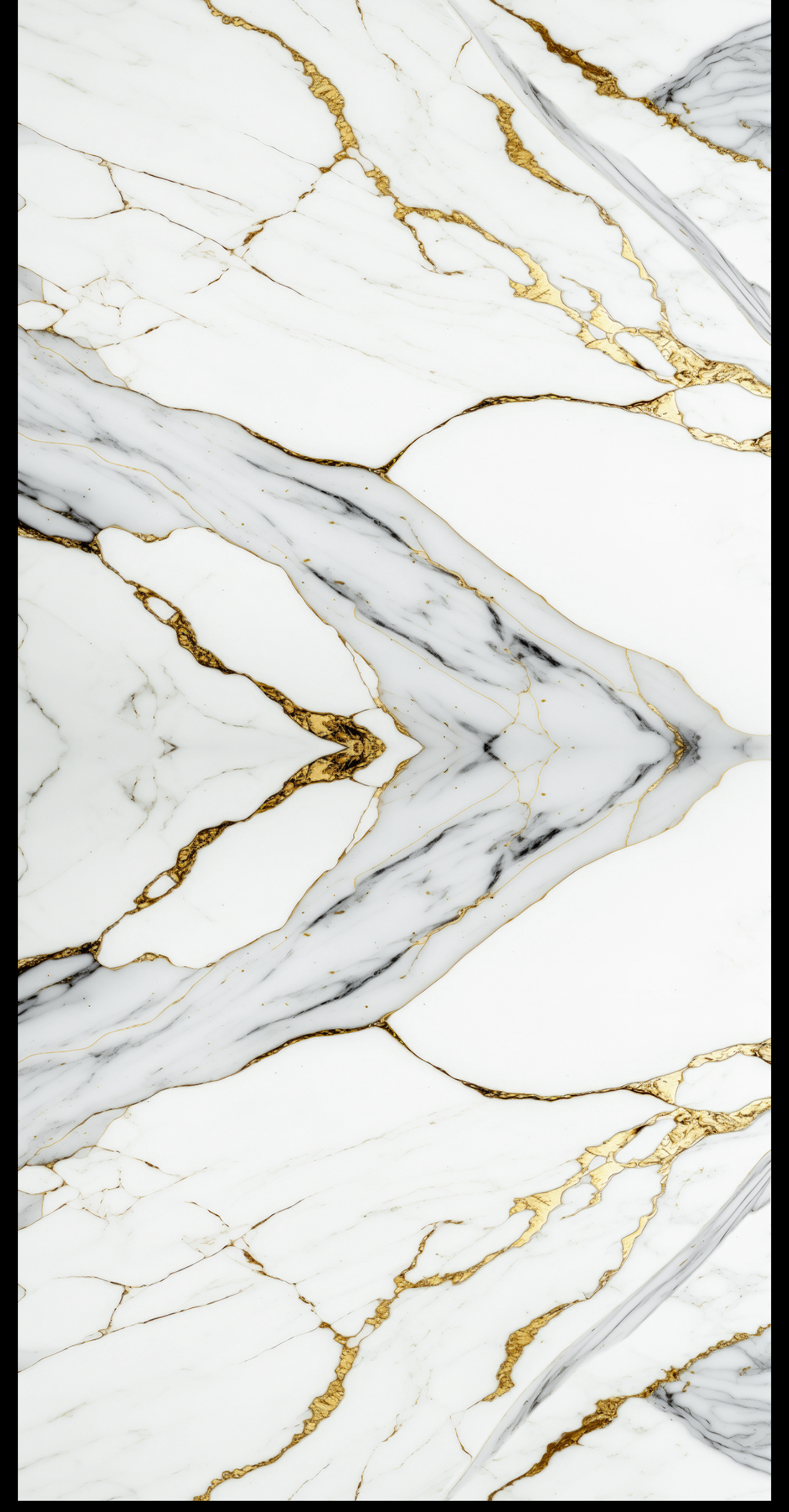Revo Calacatta Gold digital laminate, a classic Calacatta-style white marble with dramatic gold veining
