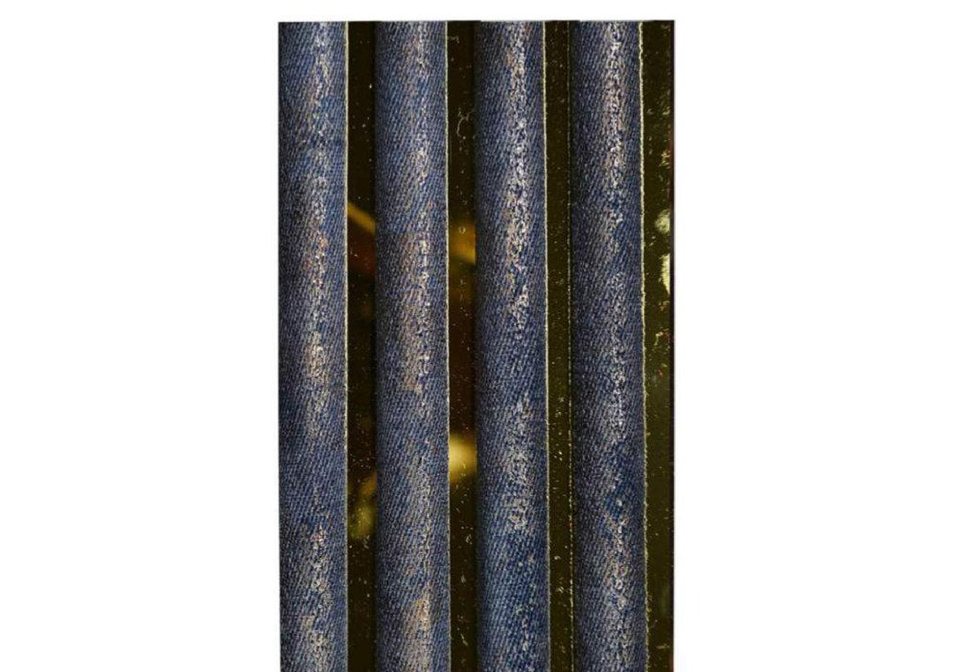 Meridian Reydalio Berlin Blue fluted fabric louver, code BLUE BERLIN