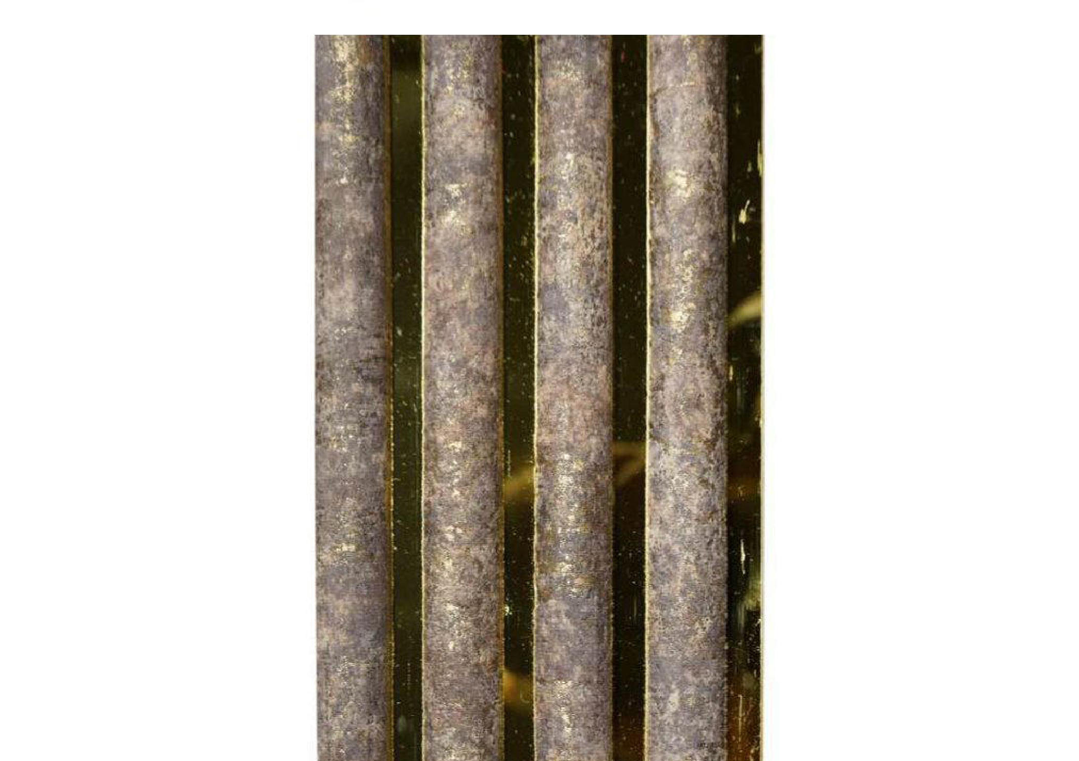 Meridian Reydalio Mauve Brass fluted fabric louver, code D8