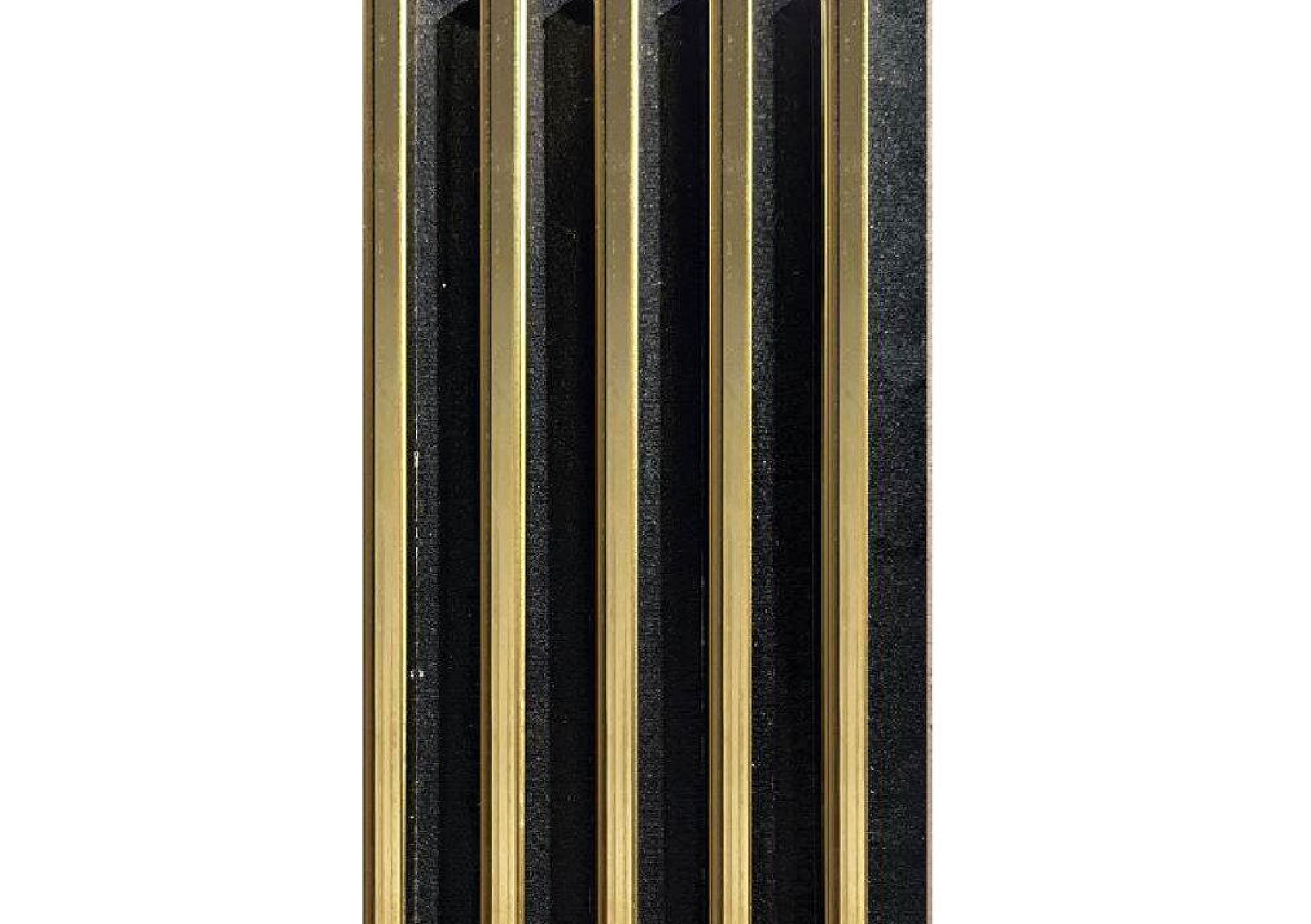 Meridian Reydalio Onyx Gold fluted fabric louver, code DM-20 GOLD