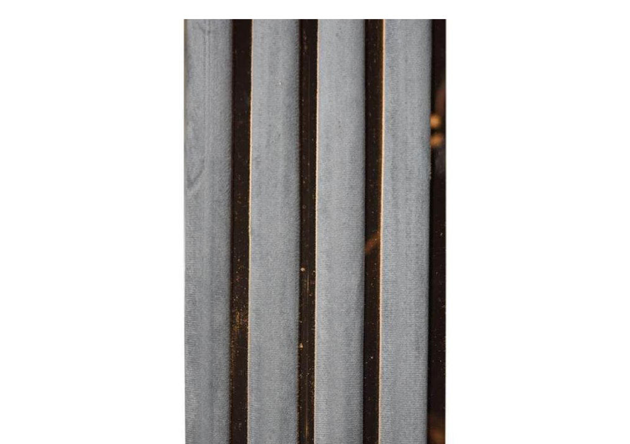 Meridian Reydalio Driftwood Grey fluted fabric louver, code DM6