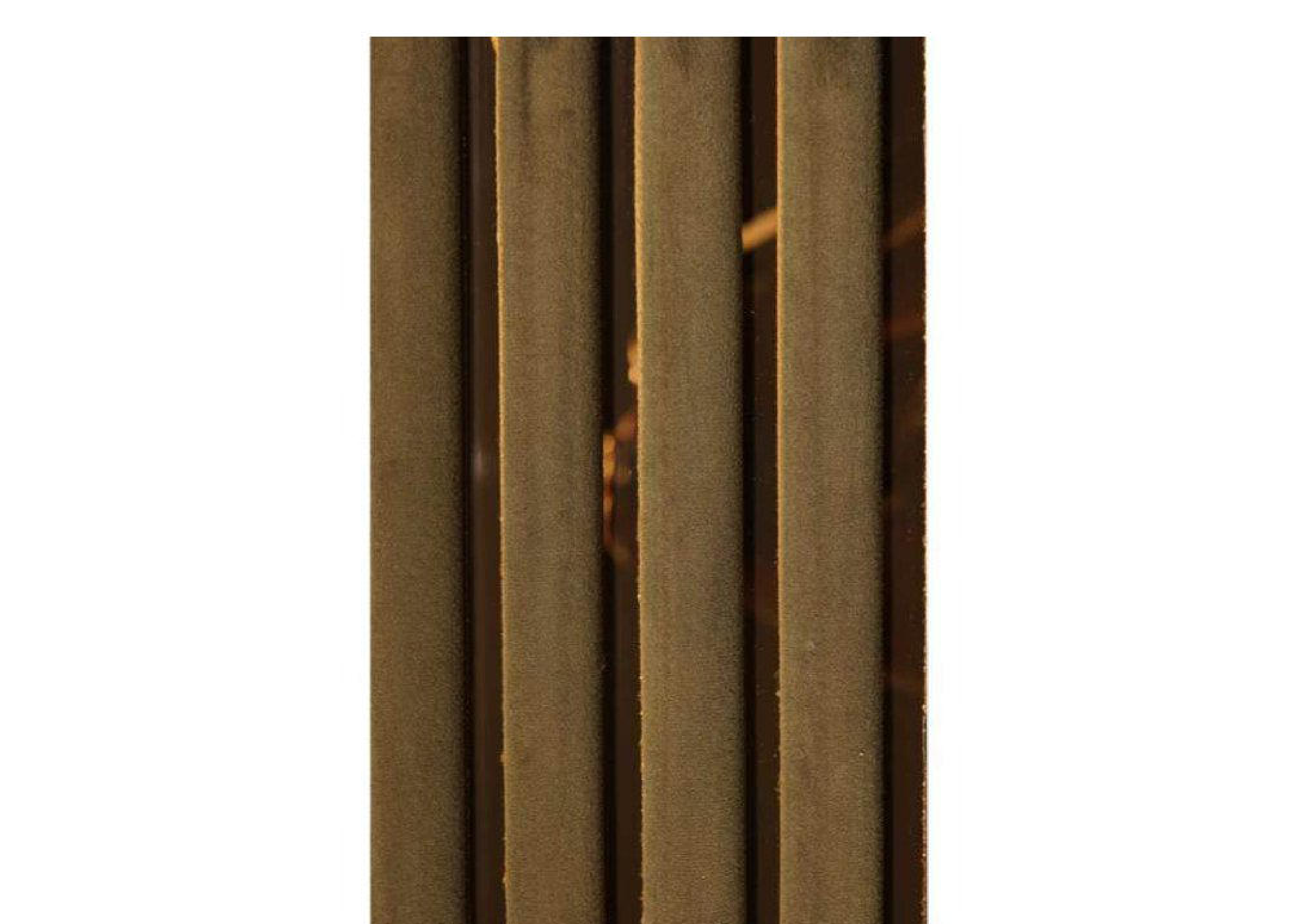 Meridian Reydalio Golden Khaki fluted fabric louver, code DM8