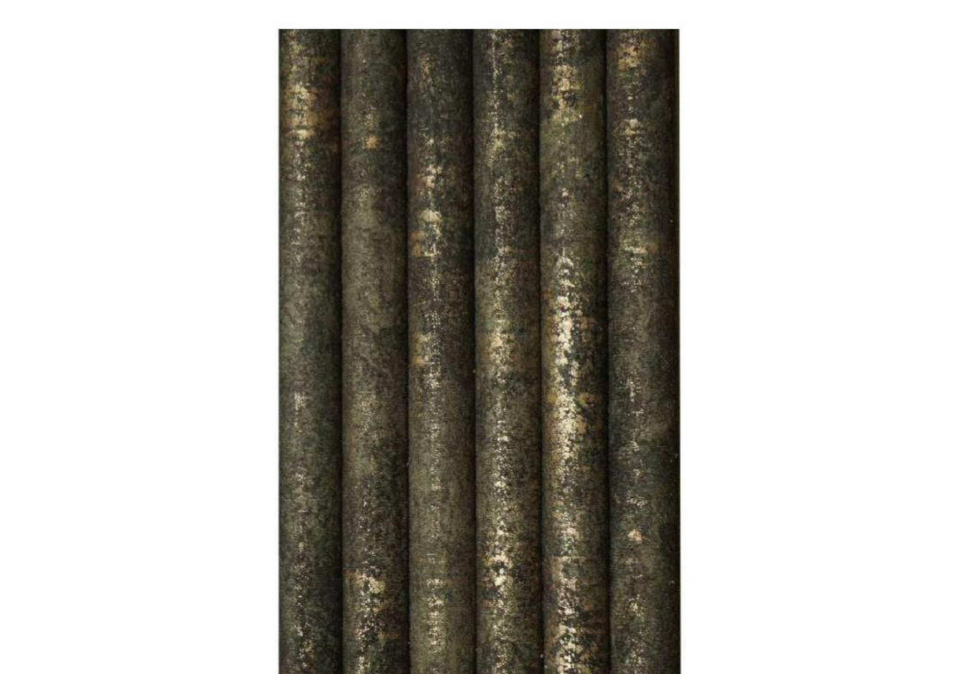 Meridian Reydalio Bronze Moss fluted fabric louver, code G29-PLAIN