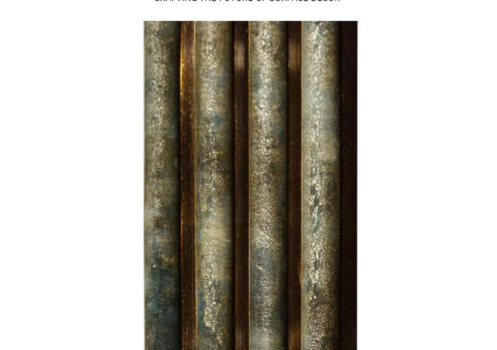 Meridian Reydalio Pescara Verdigris fluted fabric louver, code PESCARA 106
