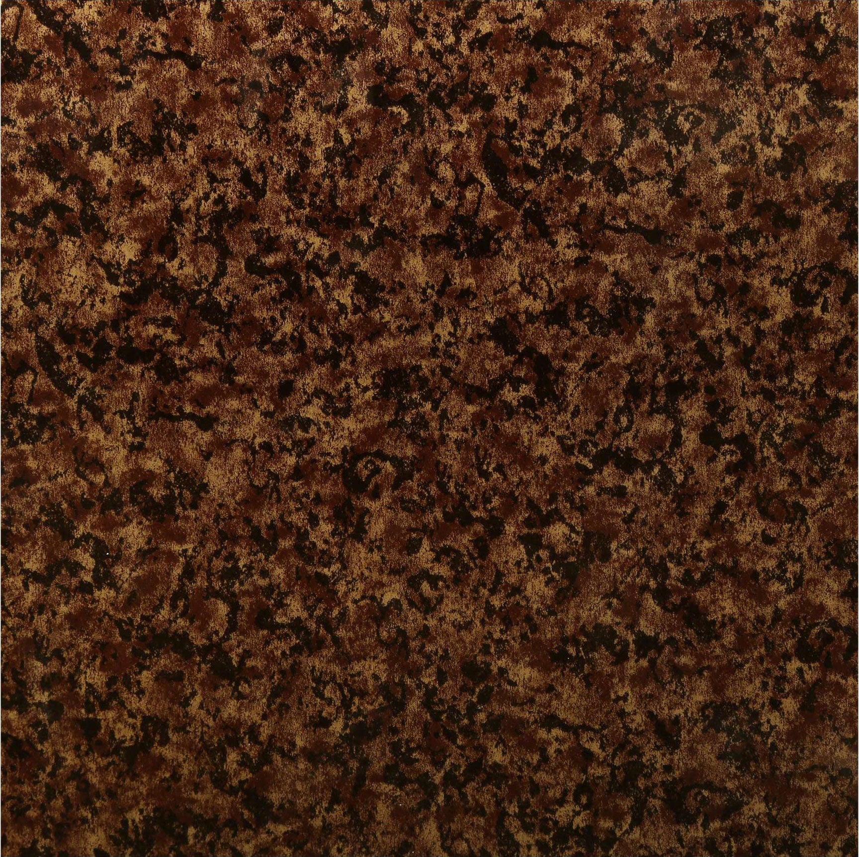 Brown designer laminate with textured finish and abstract pattern, showing varied shades and rough surface detail.