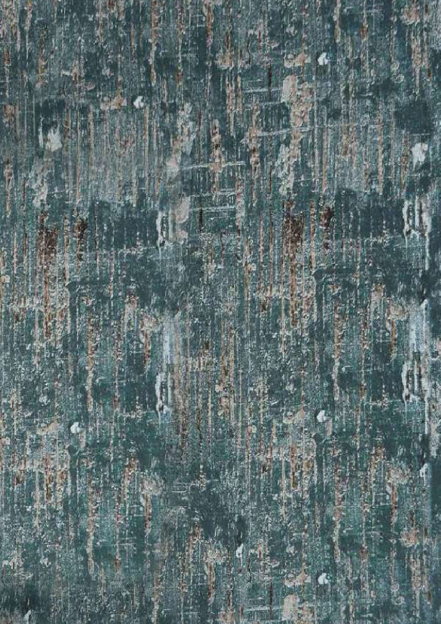 Meridian Rustlam Teal Oxide RUSTLAM-4597 oxidised metal-effect laminate