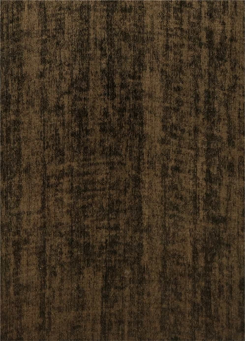 Brown designer laminate with mirror finish and wood grain pattern, showing textured surface and reflective sheen.