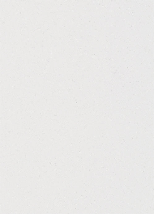 White plain laminate with mirror finish and smooth surface