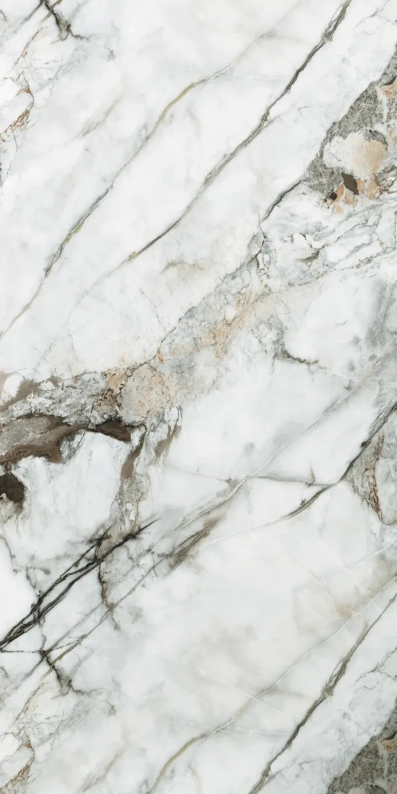 Sapphire 14425 White Marble & Stone Mirror Laminate