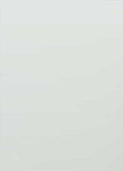 White plain laminate with mirror finish, smooth surface, and reflective sheen.