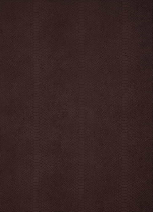 Brown designer laminate with subtle vertical pattern and mirror finish, showing textured surface with slight sheen.
