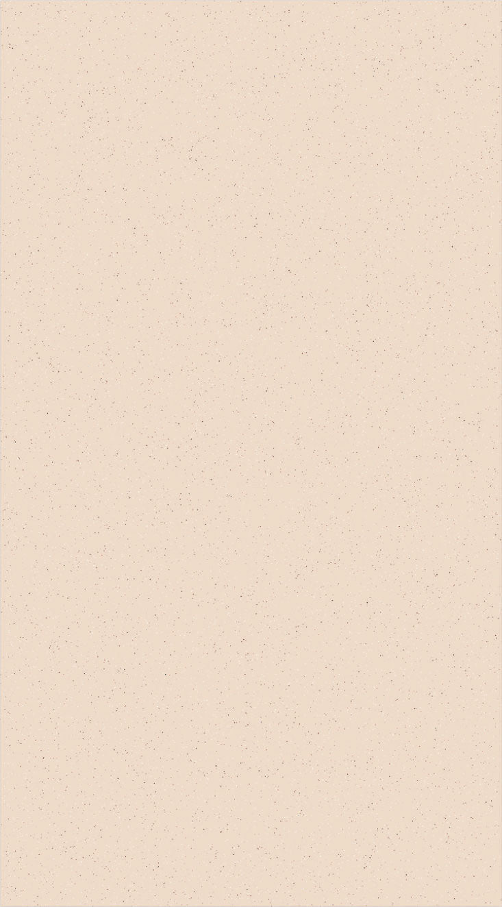 Beige plain color laminate with mirror finish and subtle speckles, showing a smooth and reflective surface.