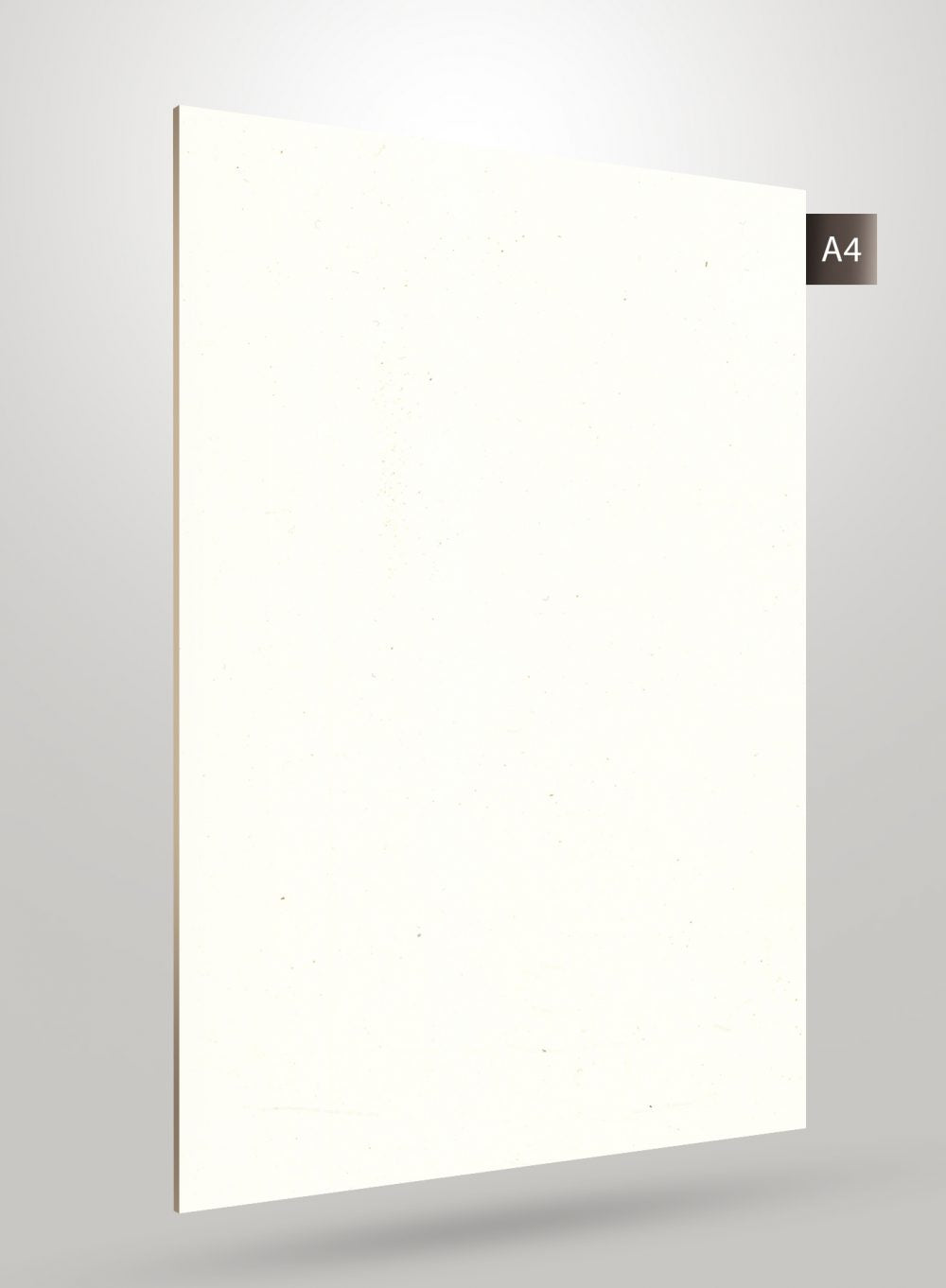 White solid colour laminate with matte finish and subtle texture, displayed on a grey background with a code label.