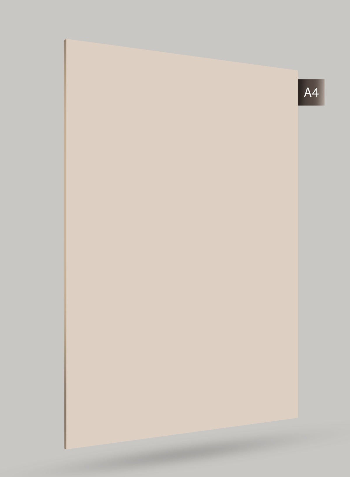 Decorative Beige Solid Colour Matte Laminate