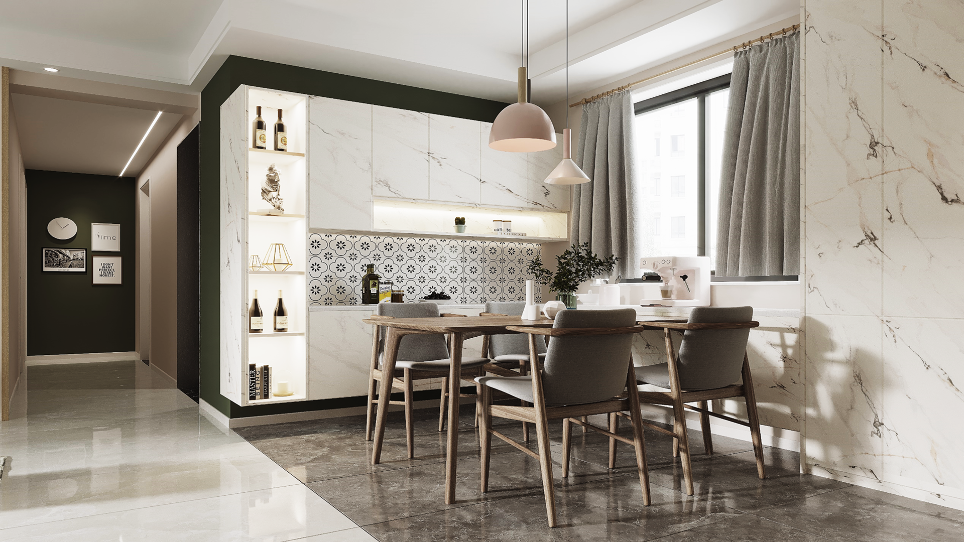 Decorative Marble & Stone Laminate 8*4 ft 1.0 mm - SM 544