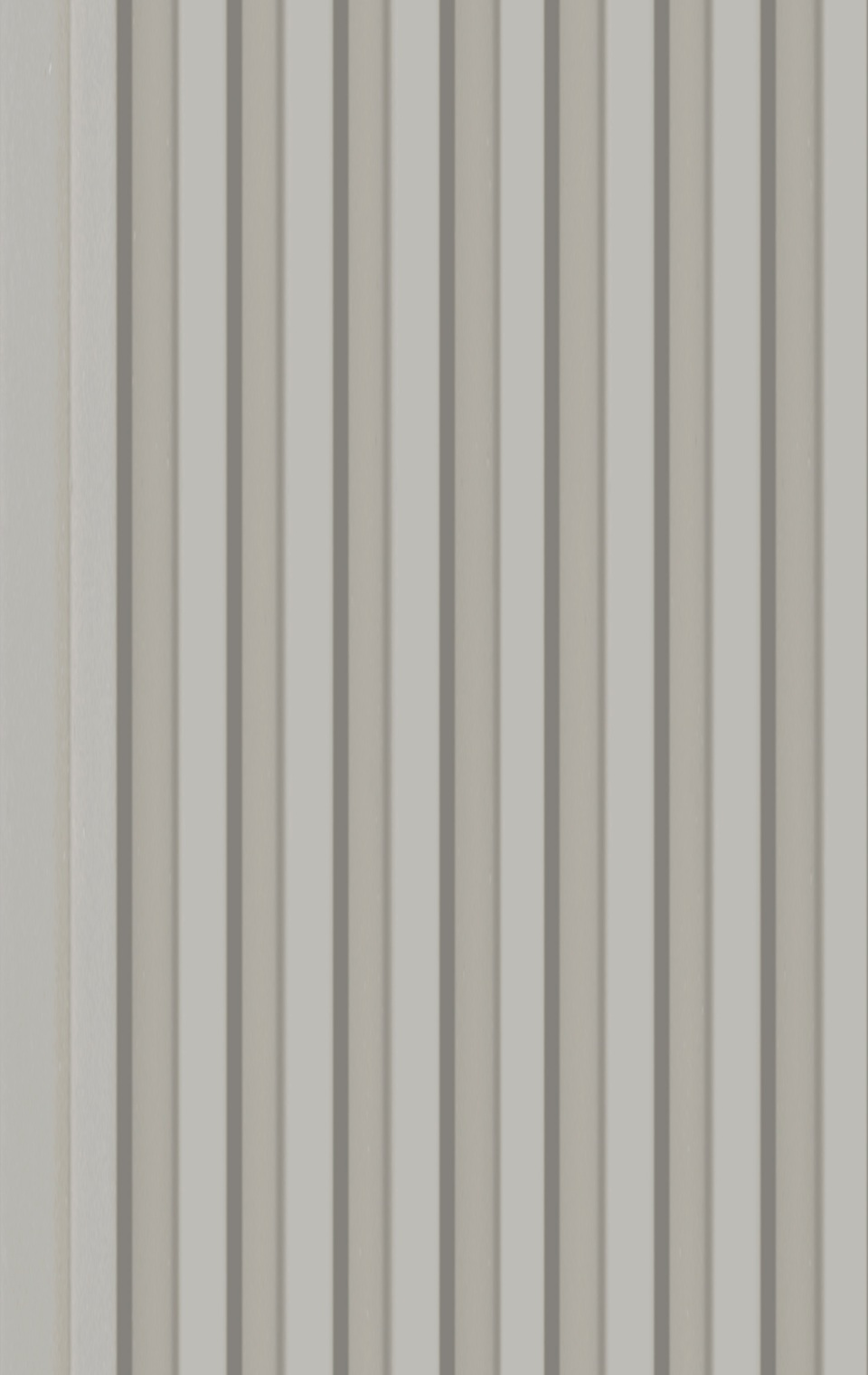 Snazzy Almond White Fluted Louver texture close-up