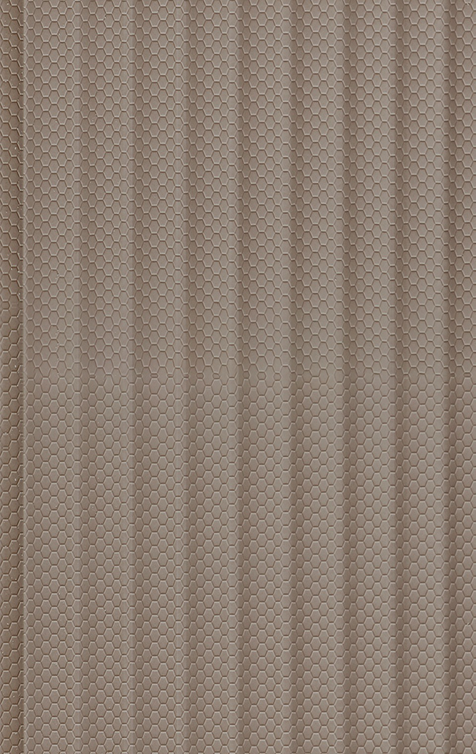 Snazzy Tan Hexagon Fluted Louver texture close-up