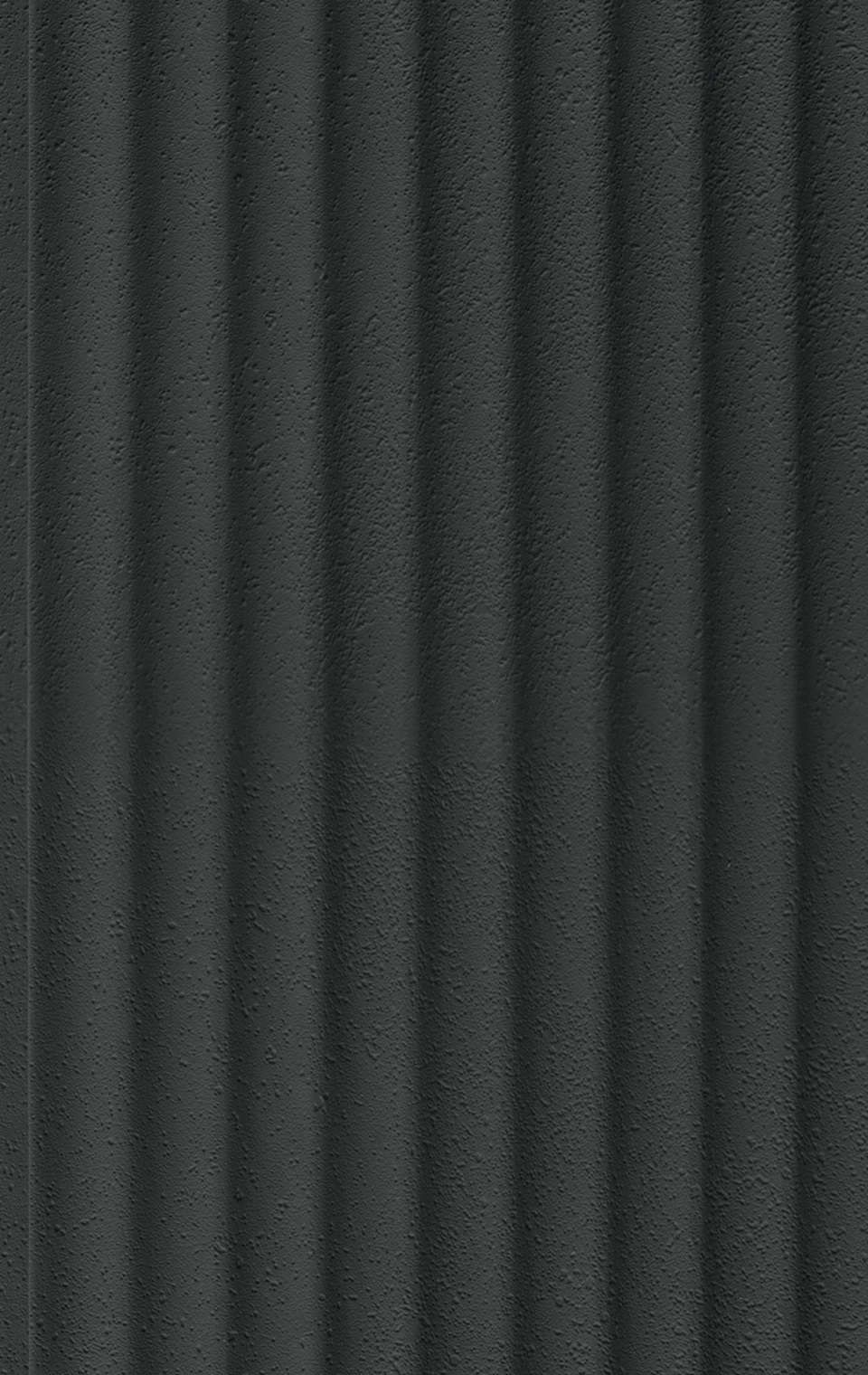 Snazzy Charcoal Plaster Fluted Louver texture close-up