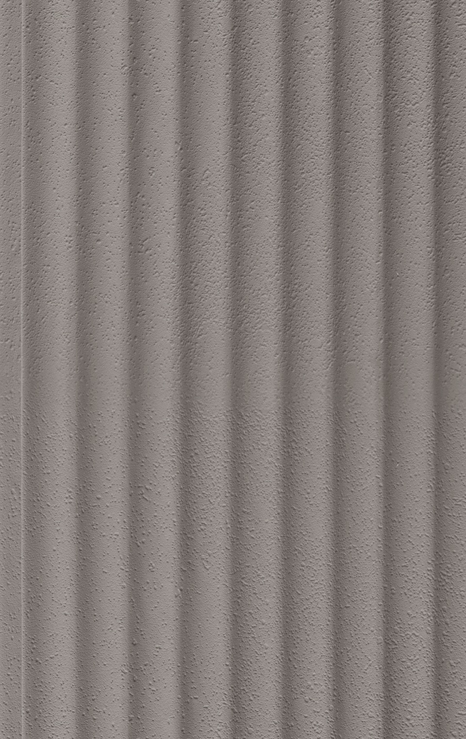 Snazzy Warm Taupe Plaster Fluted Louver texture close-up