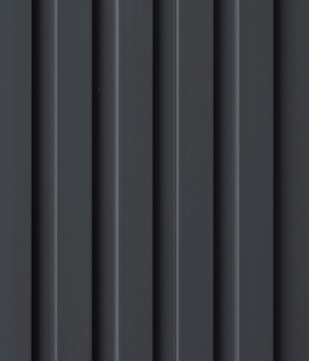 Snazzy Slate Charcoal Wide Fluted Louver texture close-up