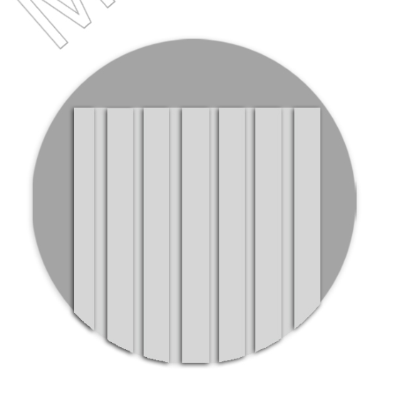 Meridian Spectre 814 Mist Grey Louver