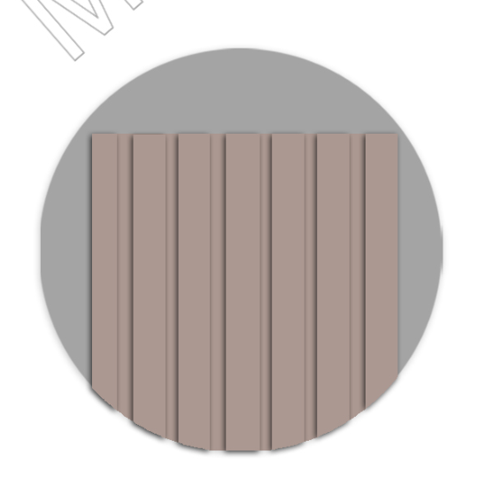 Meridian Spectre 825 Mauve Taupe Louver