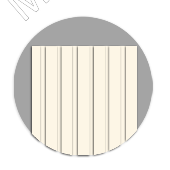 Meridian Spectre 831 Ivory Cream Louver