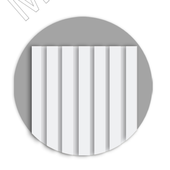 Meridian Spectre 883 Frost White Louver