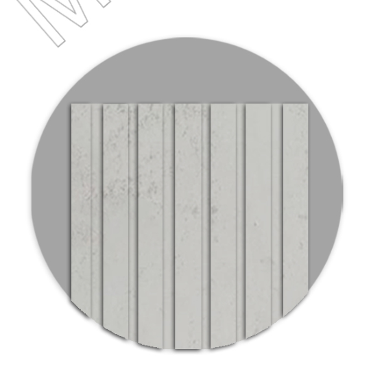 Meridian Spectre 886 Ash Grey Louver