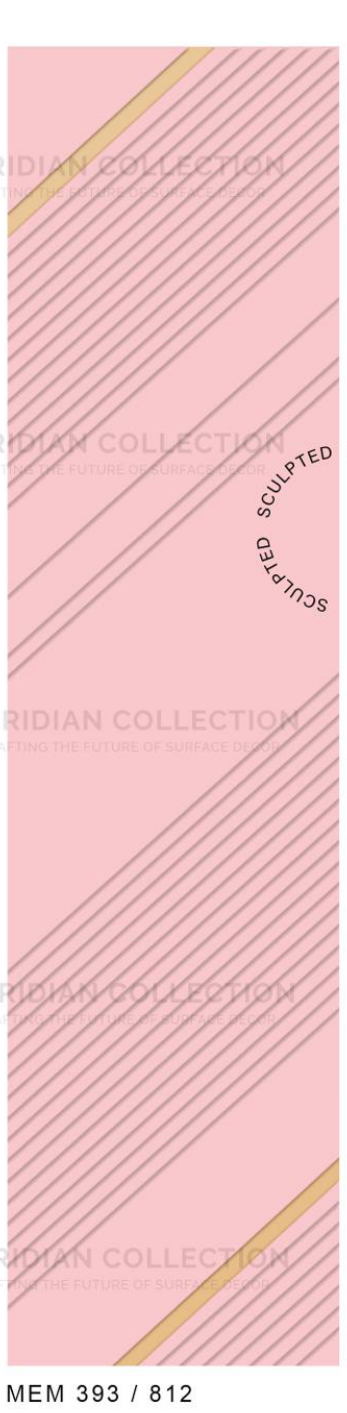 Meridian Spectre III MEM 393/812 Blush Pink Plain Panel